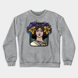 Flora - Goddess of Flowers Crewneck Sweatshirt